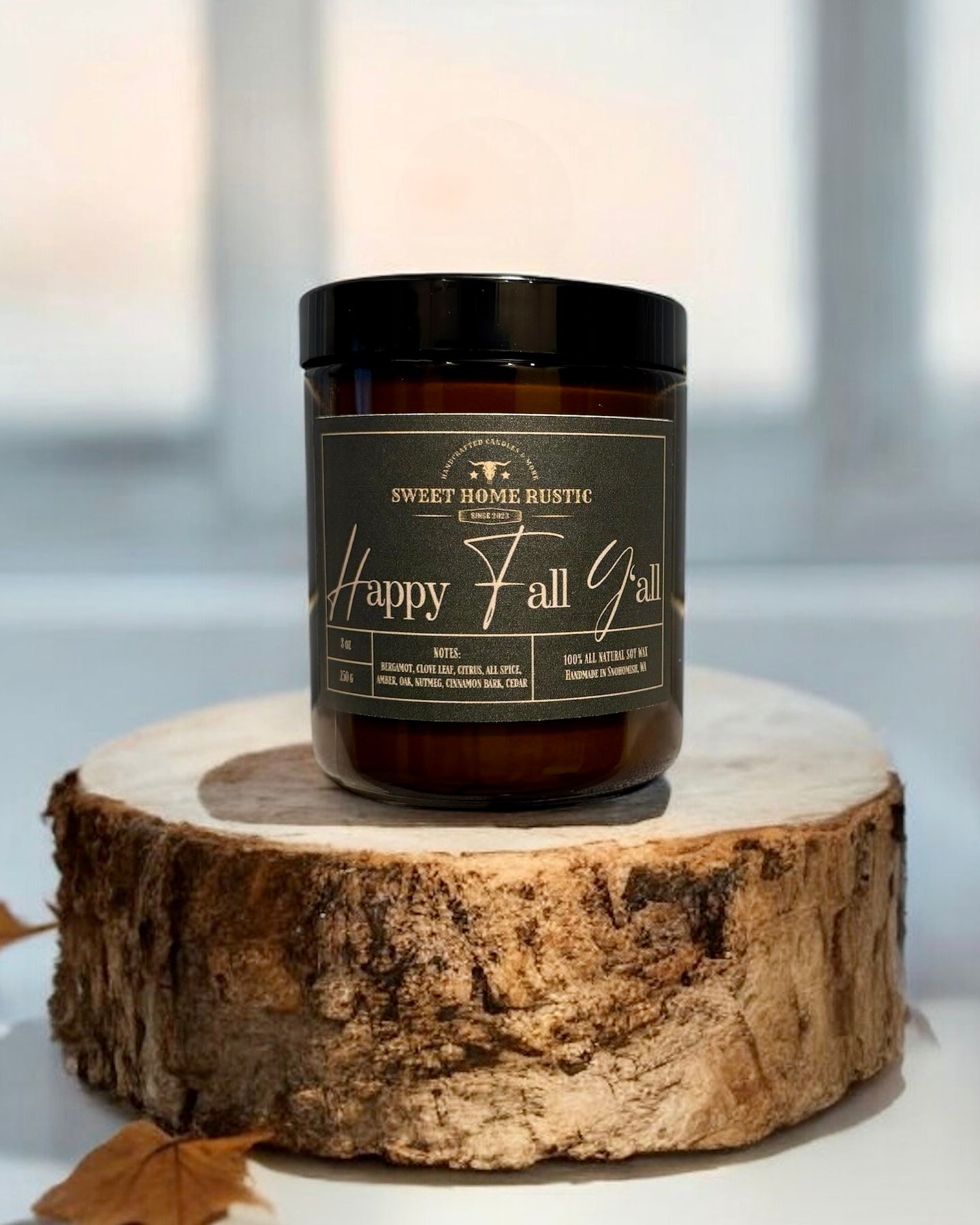 Happy Fall Y'all Candle