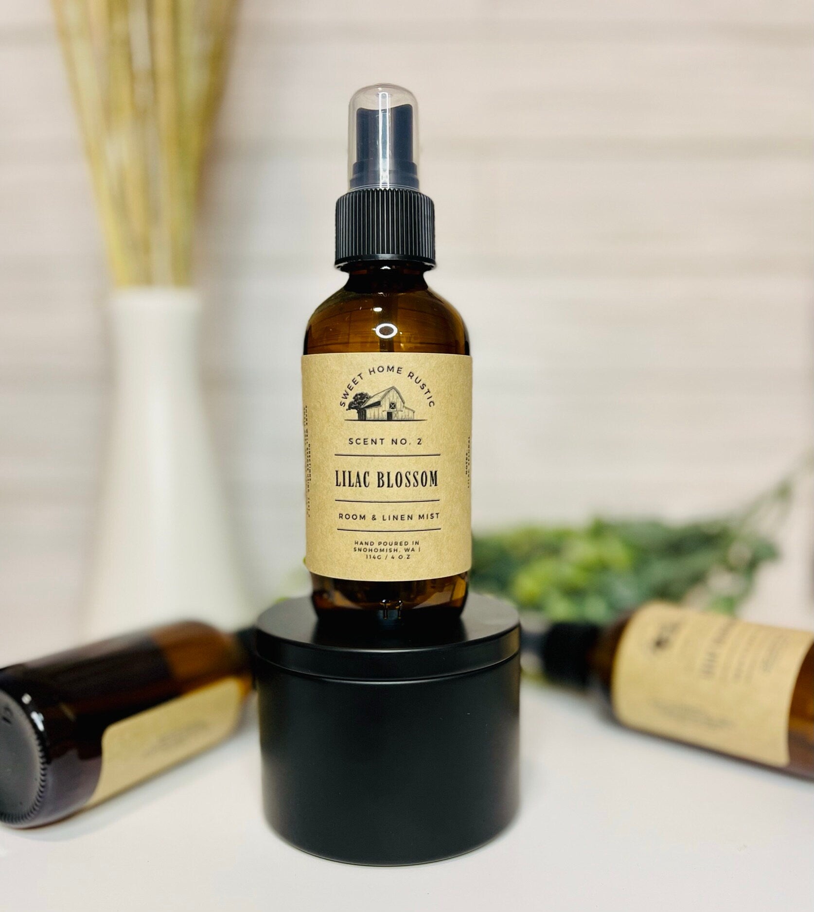 Lilac Blossom Room Mist | 4 Oz. | Linen Mist | Phthalate Free | Home Fragrance