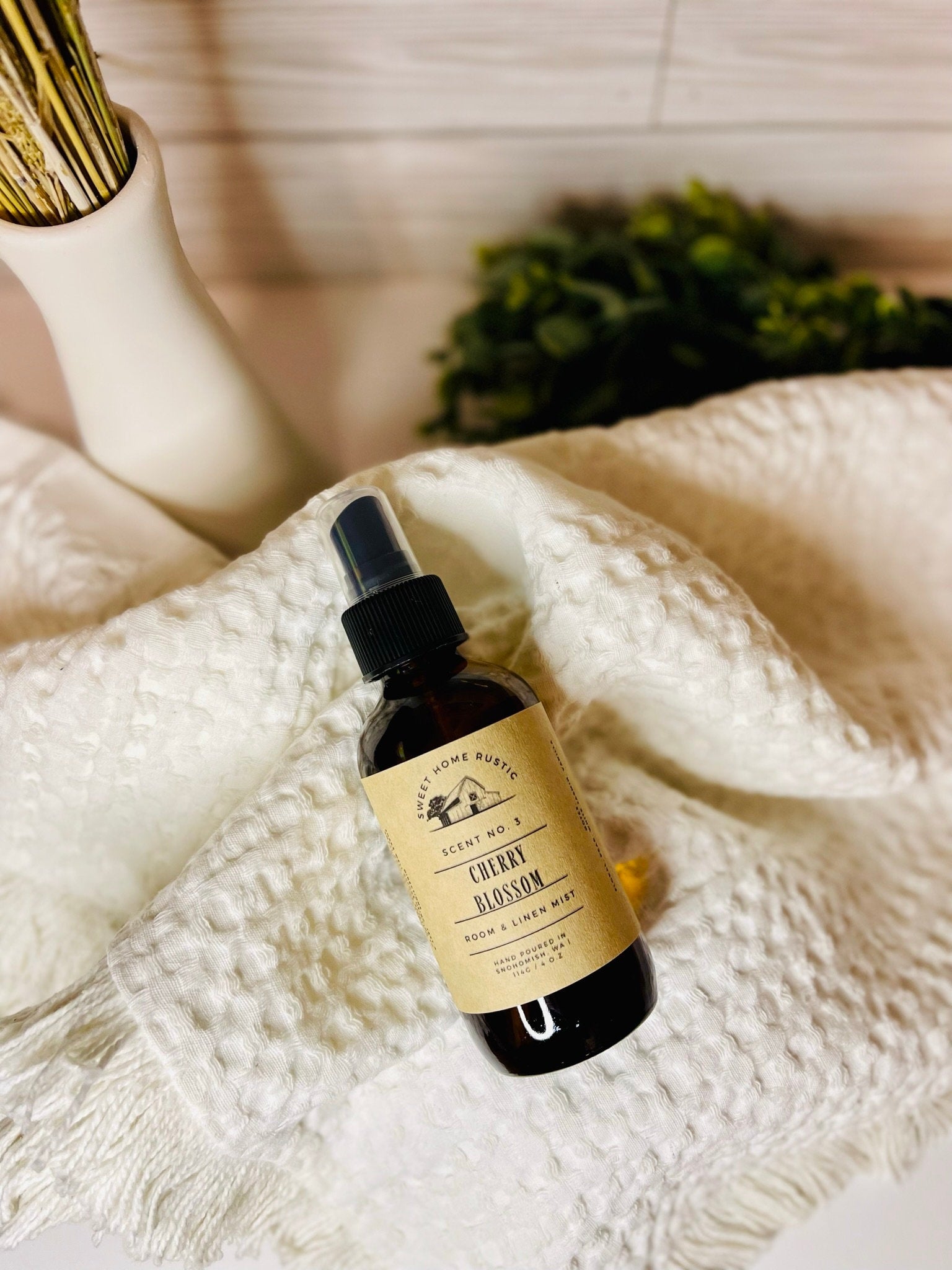 Cherry Blossom Room Mist | 4 Oz. | Linen Mist | Phthalate Free | Home Fragrance